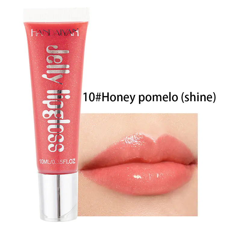 Candy Color Jelly Lip Gloss with Mirror Finish