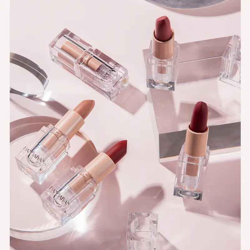 Ice Nude Matte Lipsticks - 12 Natural Colors Collection