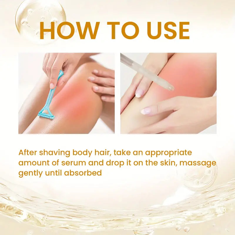 Bikini Area Hair Serum for Irritation Relief and Smooth Skin