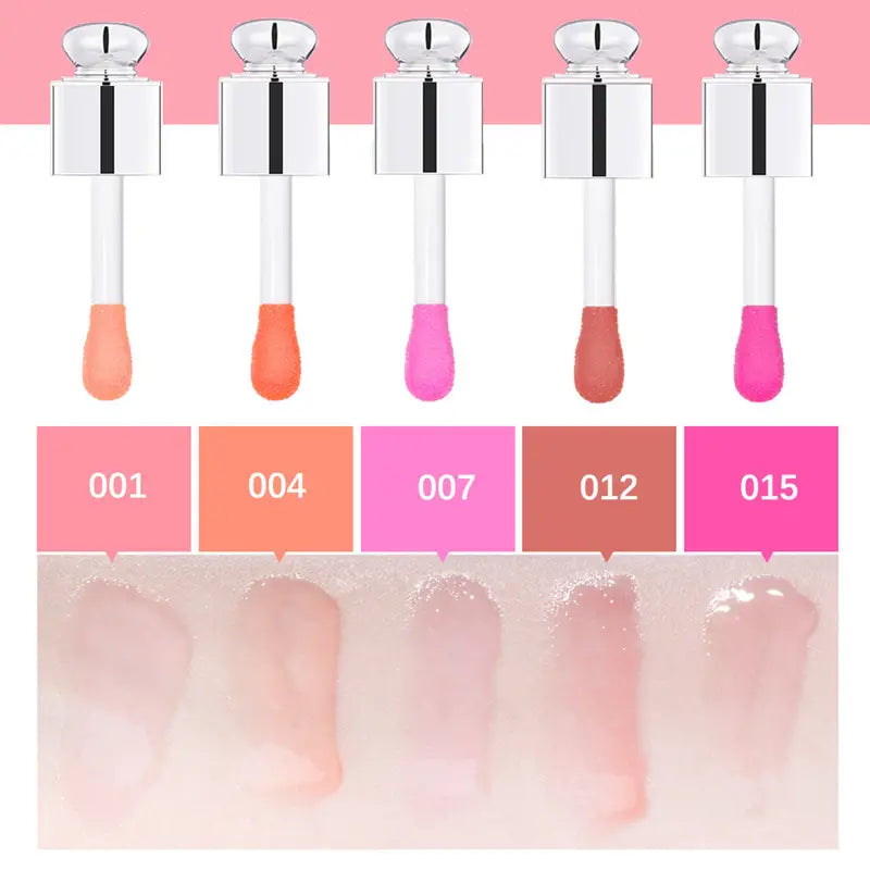 5-Color Lightweight Plumping Lip Oil & Gloss