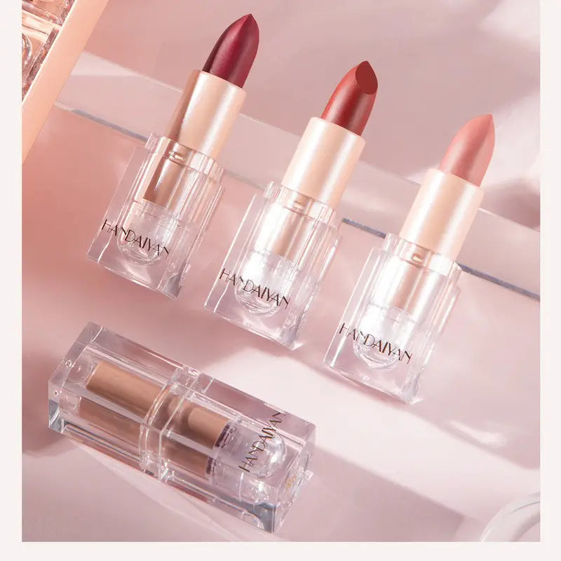 Ice Nude Matte Lipsticks - 12 Natural Colors Collection