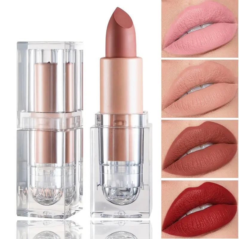 Ice Nude Matte Lipsticks - 12 Natural Colors Collection