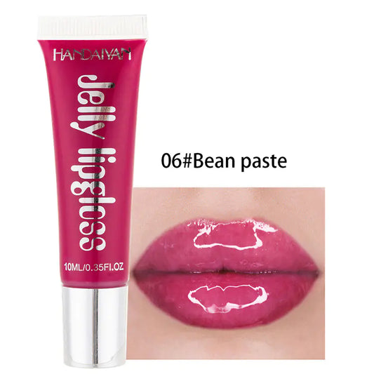 Candy Color Jelly Lip Gloss with Mirror Finish