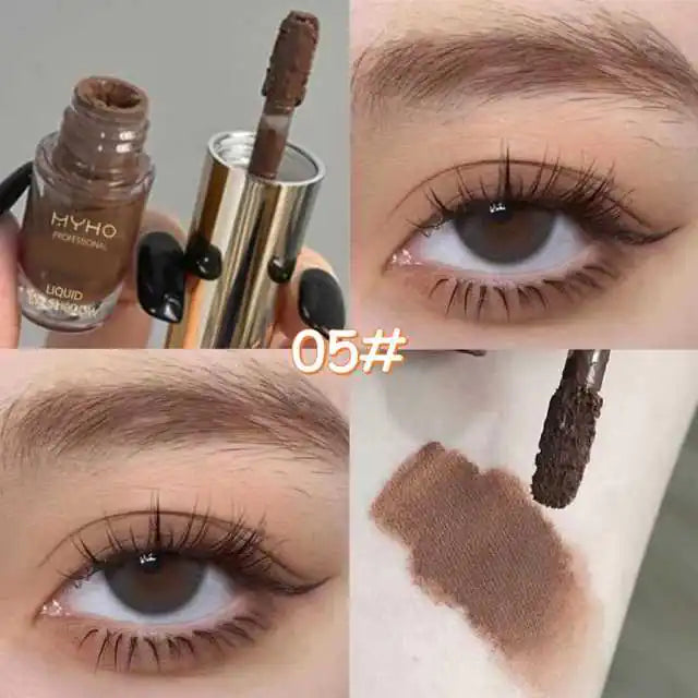 Brown Glitter Eyeshadow Stick and Contour Cream Makeup