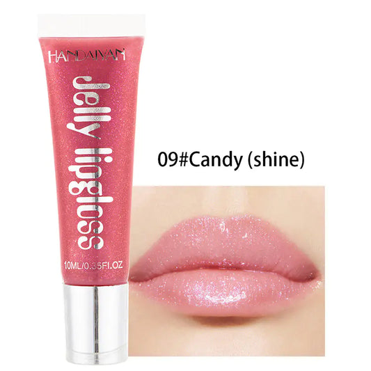 Candy Color Jelly Lip Gloss with Mirror Finish